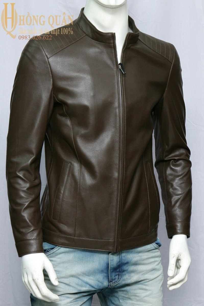 Áo da Racer jacket